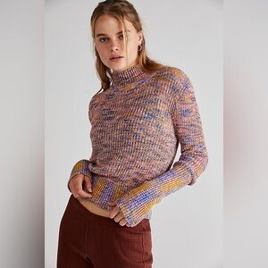 NWT- Free People Blair Spacedye Pullover